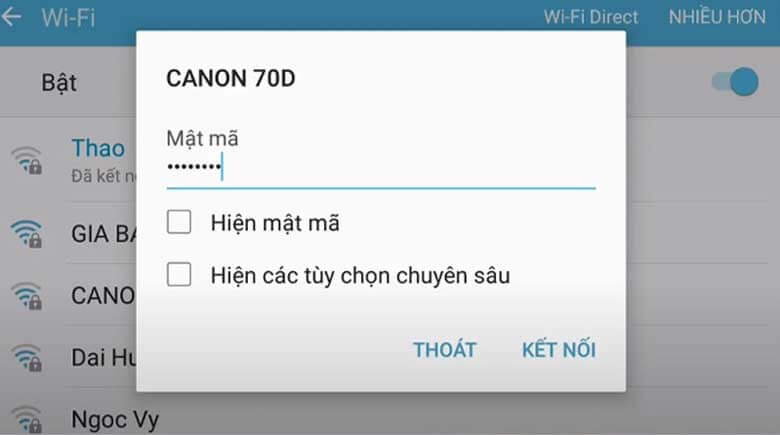 Chuyển ảnh từ máy ảnh Canon sang điện thoại cực nhanh chóng 7 Hoàn tất quy trình