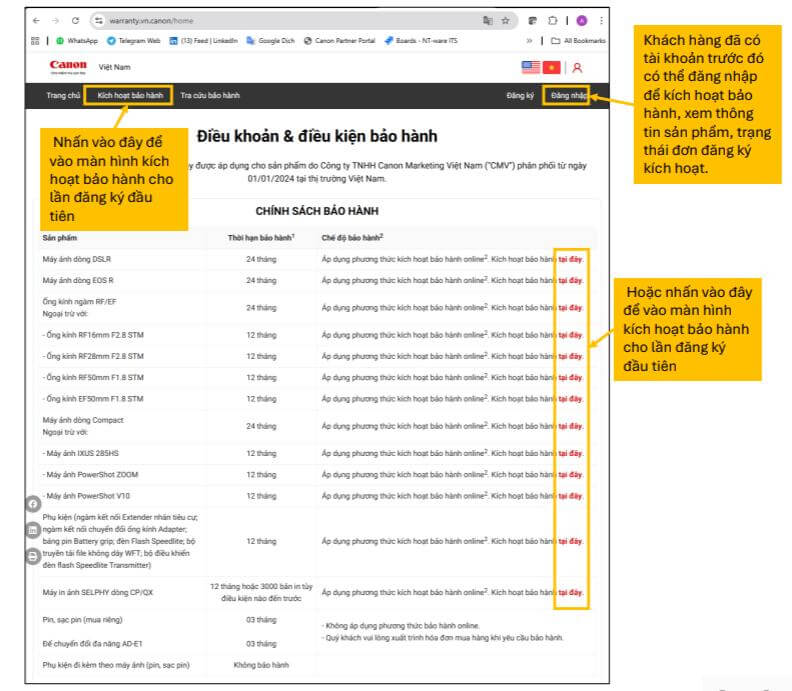 Bảo hành máy ảnh Canon: Cách kích hoạt và tra cứu online đơn giản 4 Khởi tạo yêu cầu