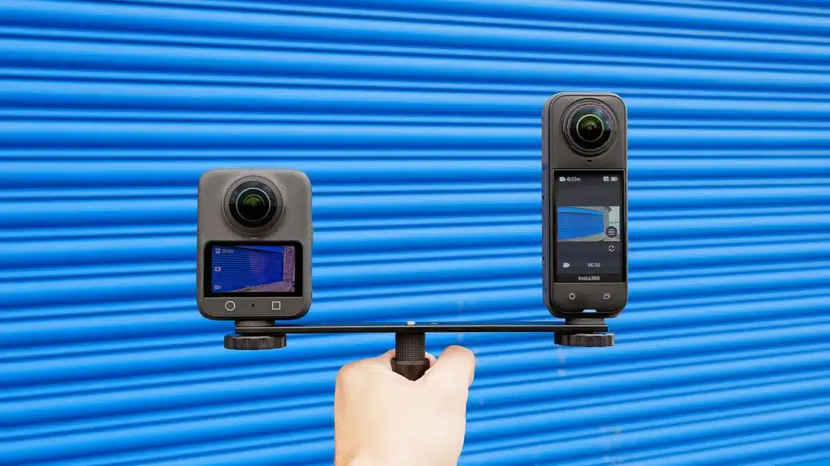 DJI Osmo 360 vs Insta360 X5 và màn so kè camera 360 độ đỉnh cao 4 Phân tích kiểu dáng giữa DJI Osmo 360 vs Insta360 X5