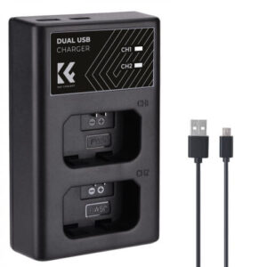 Bộ Sạc Đôi Và 2 Pin K&F Concept NP-FW50 - KF28.0015 11 Bộ Sạc Đôi Và 2 Pin K&F Concept NP-FW50 - KF28.0015
