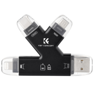 Đầu Đọc Thẻ Nhớ SD/MicroSD K&F Concept 4 trong 1 - KF42.0006 11 Đầu đọc thẻ nhớ SD/MicroSD K&F Concept 4 trong 1 - KF42.0006