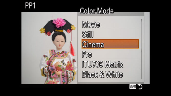 Chỉnh màu máy ảnh Sony cực chất với tone màu film Cine chuyên nghiệp 10 Tùy biến với Color Mode