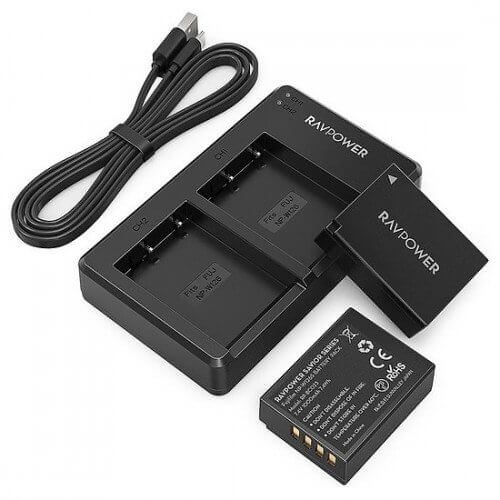 Bộ sạc đôi và 2 pin RAVPOWER LP-E17