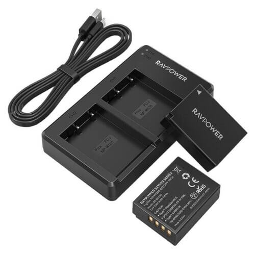 Bộ sạc đôi và 2 pin RAVPOWER W126S 9 Tối ưu chi phí và nâng cao thời gian trải nghiệm