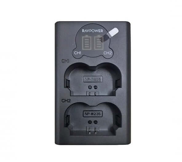 Bộ sạc đôi và 2 pin RAVPOWER W235 3 Bộ sạc đôi và 2 pin RAVPOWER W235 - Ảnh 3