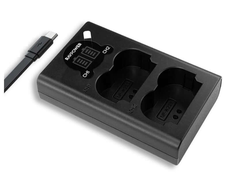 Bộ sạc đôi và 2 pin RAVPOWER W235 4 Bộ sạc đôi và 2 pin RAVPOWER W235 - Ảnh 4