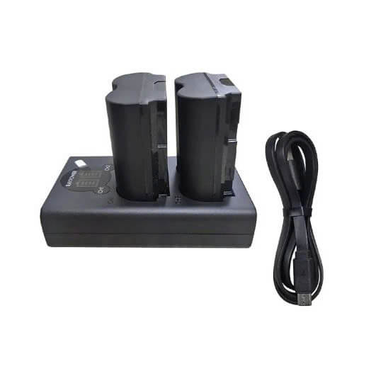 Bộ sạc đôi và 2 pin RAVPOWER W235 8 Tính linh hoạt trong các phương thức nạp năng lượng