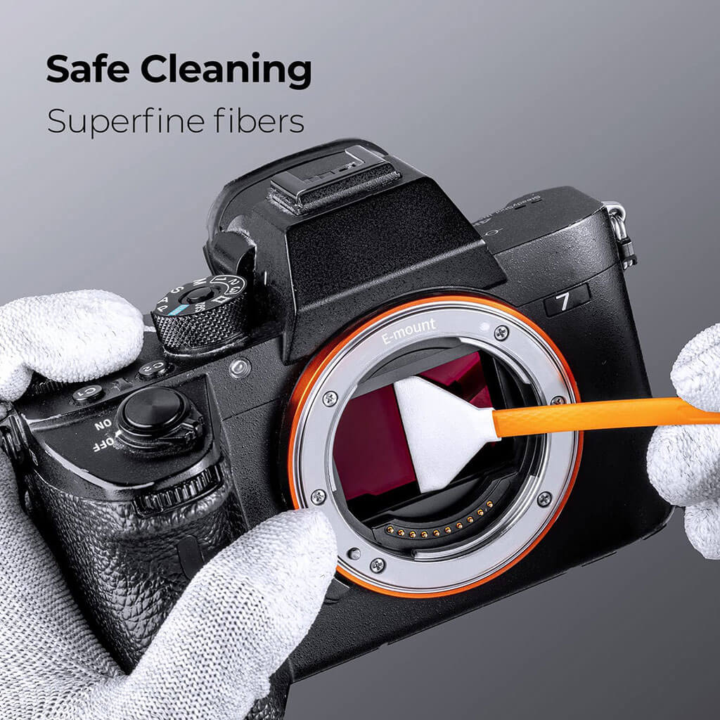 K&F Concept bộ vệ sinh máy ảnh 10 trong 1 - KF.2147 5 Quy trình thực hiện vệ sinh