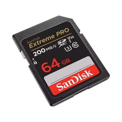 Thẻ nhớ SanDisk Extreme Pro SDXC 64GB 200MB/s U3 V30 5 Hiệu suất quay video 4K UHD ổn định với chuẩn U3 và V30