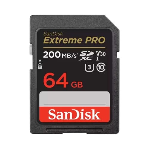 Thẻ nhớ SanDisk Extreme Pro SDXC 64GB 200MB/s U3 V30 4 Thẻ nhớ SanDisk Extreme Pro SDXC 64GB 200MB/s U3 V30