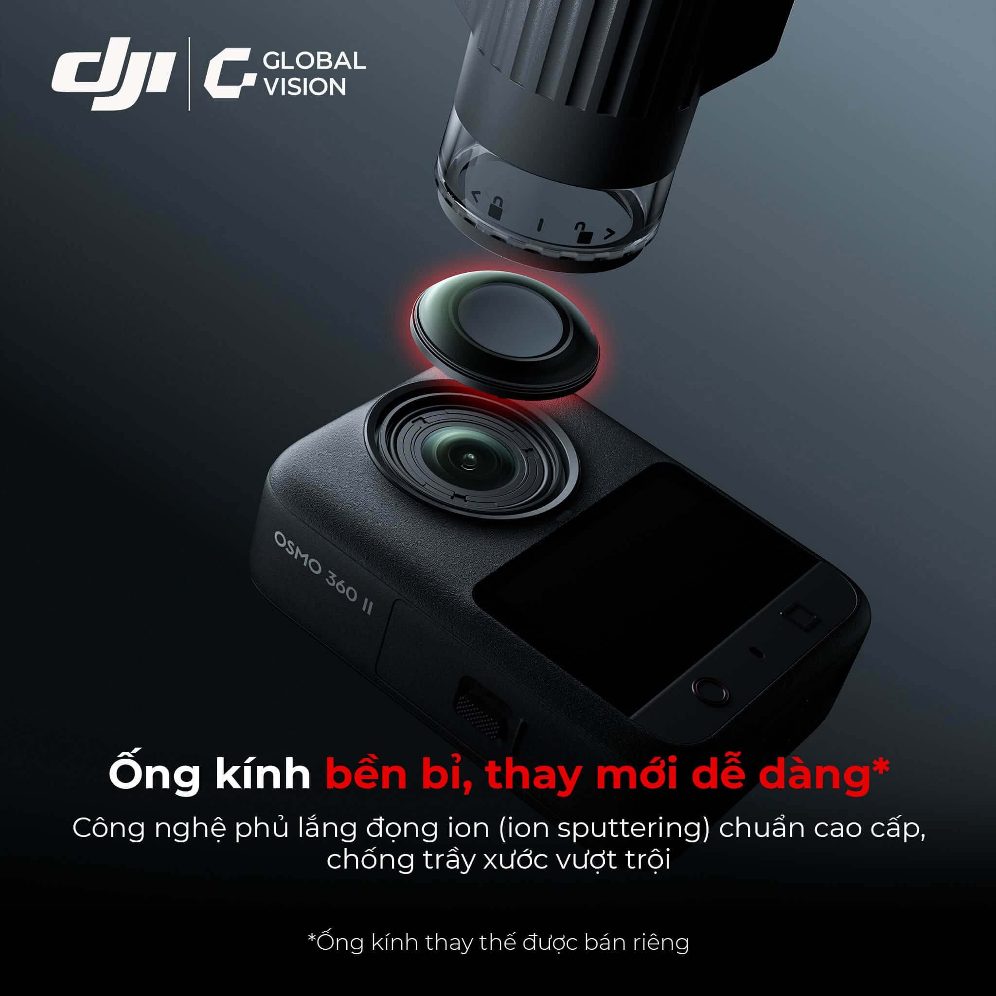 Tất tần tật về DJI Osmo 360 II: Cảm biến kép 1 inch cùng khả năng quay 8K đỉnh cao 2 Thiết kế bền bỉ, tính di động và khả năng mở rộng hệ thống