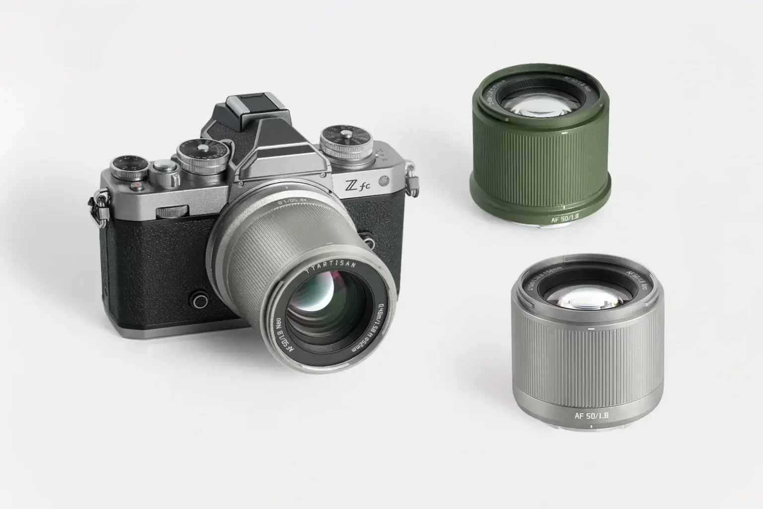 TTArtisan ra mắt AF 50mm f/1.8 Neo bản màu Titanium và Green cho Nikon Z: Giá chỉ 89 USD 2 Thiết kế siêu tối giản dòng "Neo": Bỏ vòng xoay, nhẹ chỉ ~160g