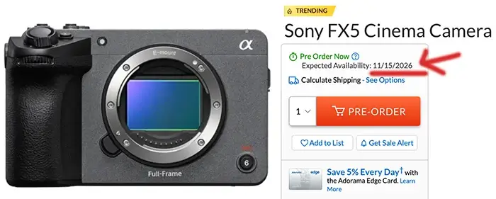 Sony FX5