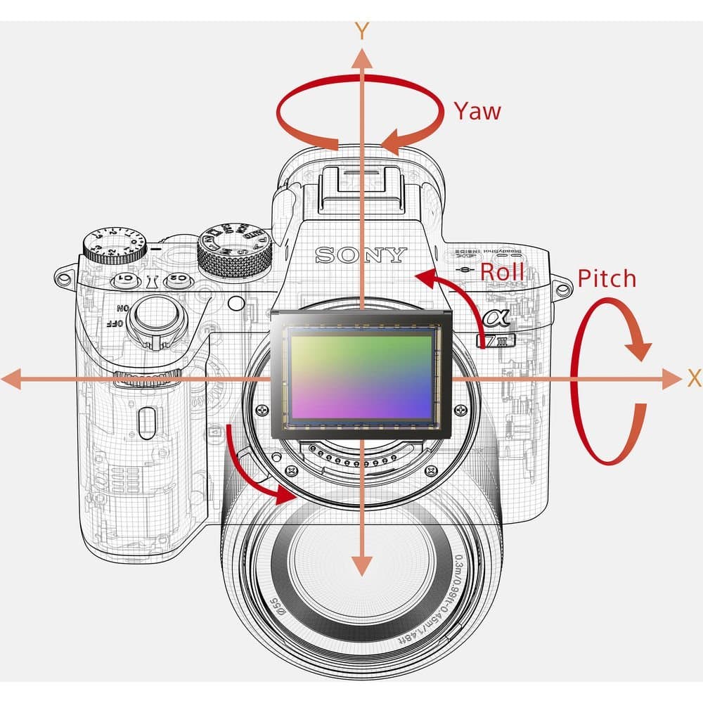Khả năng ổn định hình ảnh 5 trục SteadyShot tích hợp