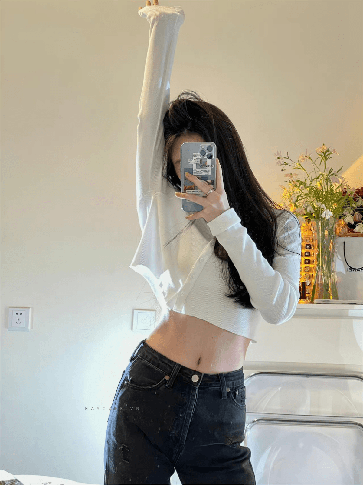 Selfie trước gương
