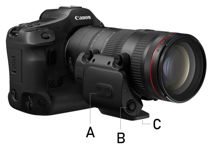 Ống kính Canon RF 70-200mm f/2.8L IS USM Z 52 Vòng Iris điều chỉnh khẩu độ chuyên dụng