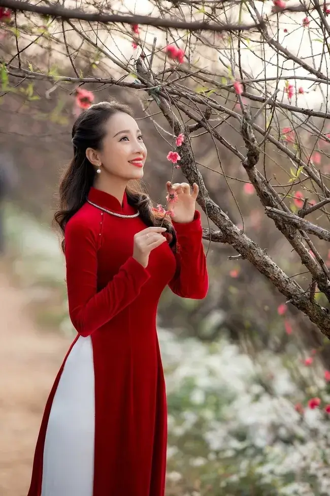 Xu hướng chụp ảnh áo dài trong dịp Tết Nguyên Đán